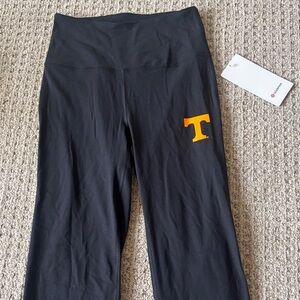 Lulu Black flared pant with Tennessee Logo